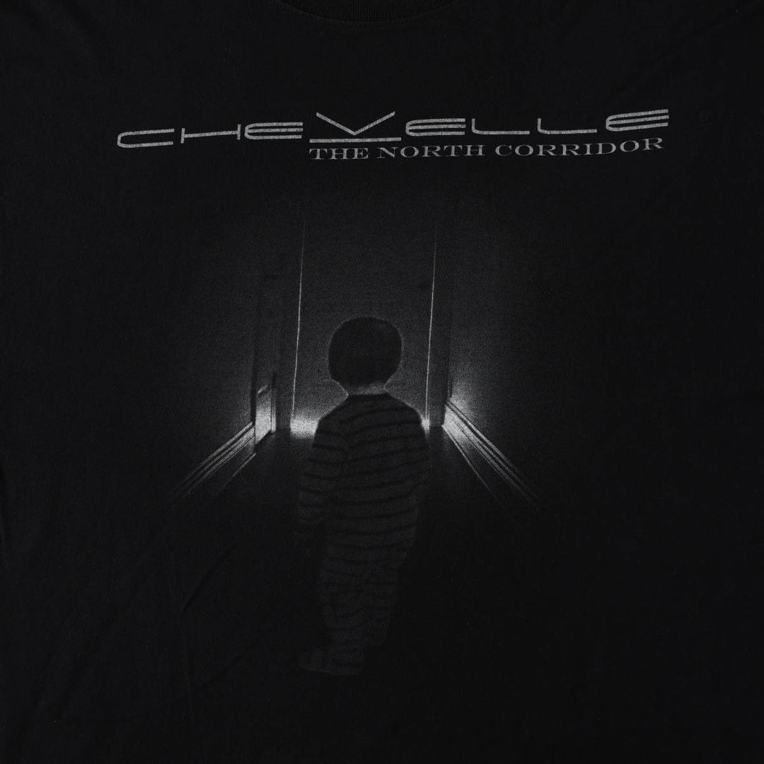 CHEVELLE Printed Band T-Shirt, Band Tee, Ambiguous, Men's XL equivalent, Crew Neck, Short Sleeve, Rock unclear black type Vintage Second Hand