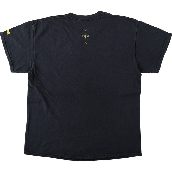 Cactus Jack Travis Scott Rap T-Shirt (Men's Size M) cotton black type Vintage Second Hand