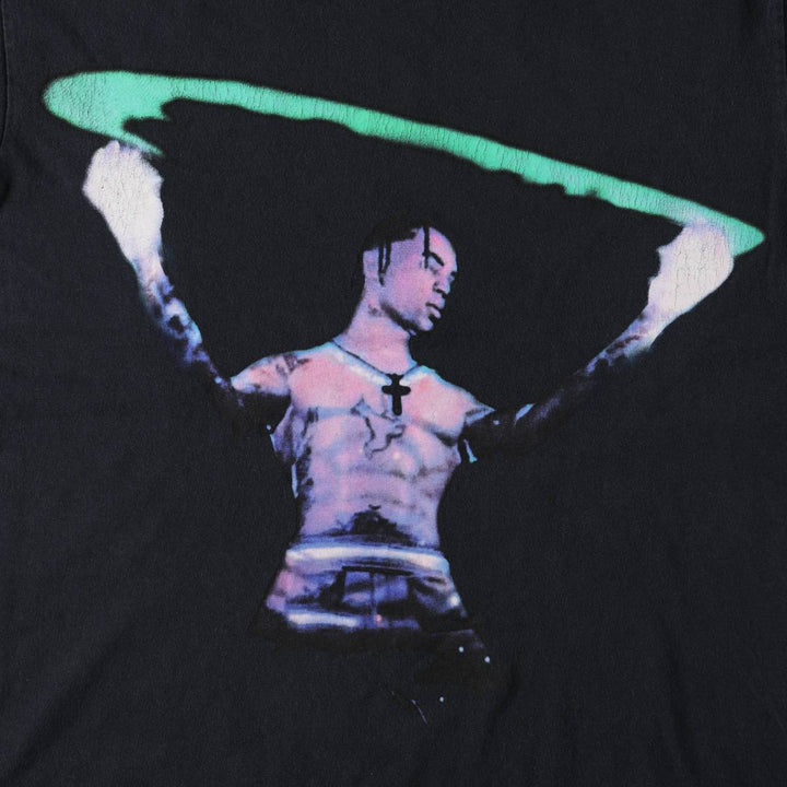 Cactus Jack Travis Scott Rap T-Shirt (Men's Size M) cotton black type Vintage Second Hand