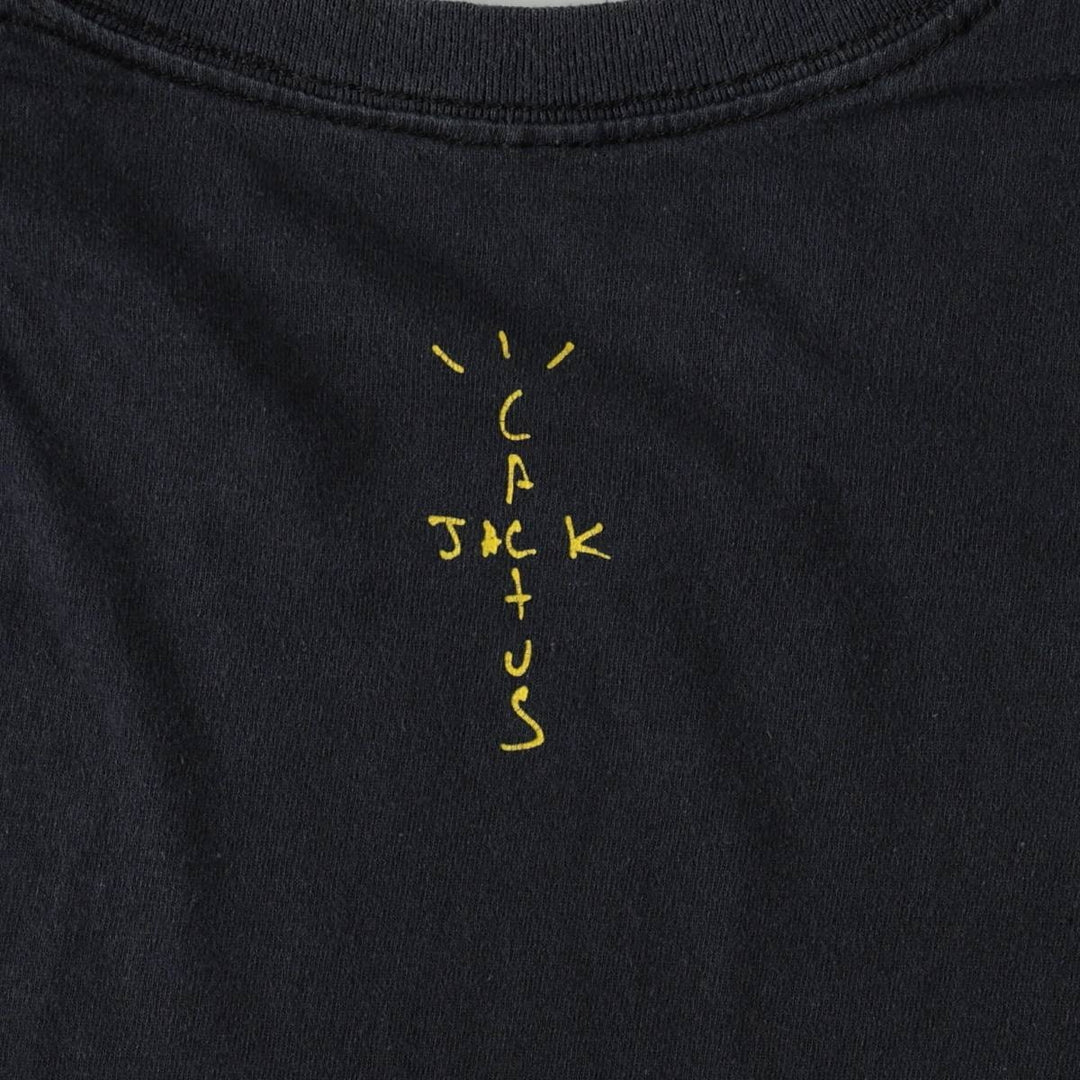 Cactus Jack Travis Scott Rap T-Shirt (Men's Size M) cotton black type Vintage Second Hand