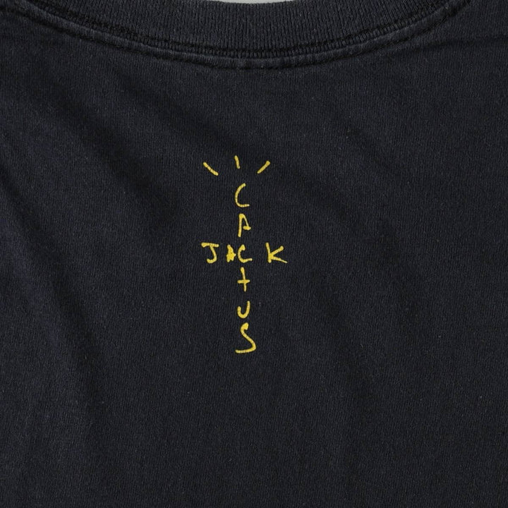 Cactus Jack Travis Scott Rap T-Shirt (Men's Size M) cotton black type Vintage Second Hand