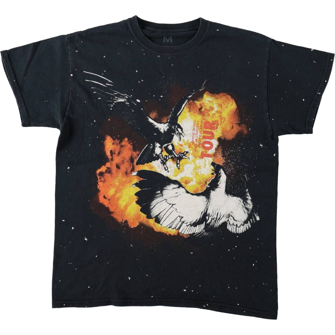 Travis Scott rap t-shirt, men's size M. cotton black type Vintage Second Hand