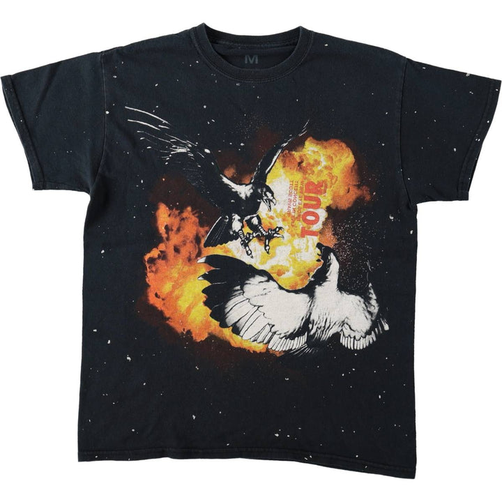 Travis Scott rap t-shirt, men's size M. cotton black type Vintage Second Hand
