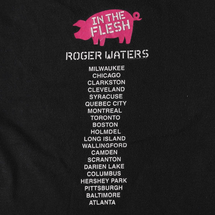 90'S TULTEX Roger Waters Band T-Shirt, Made in Jamaica, Men's XL (approx.) cotton black type Vintage Second Hand