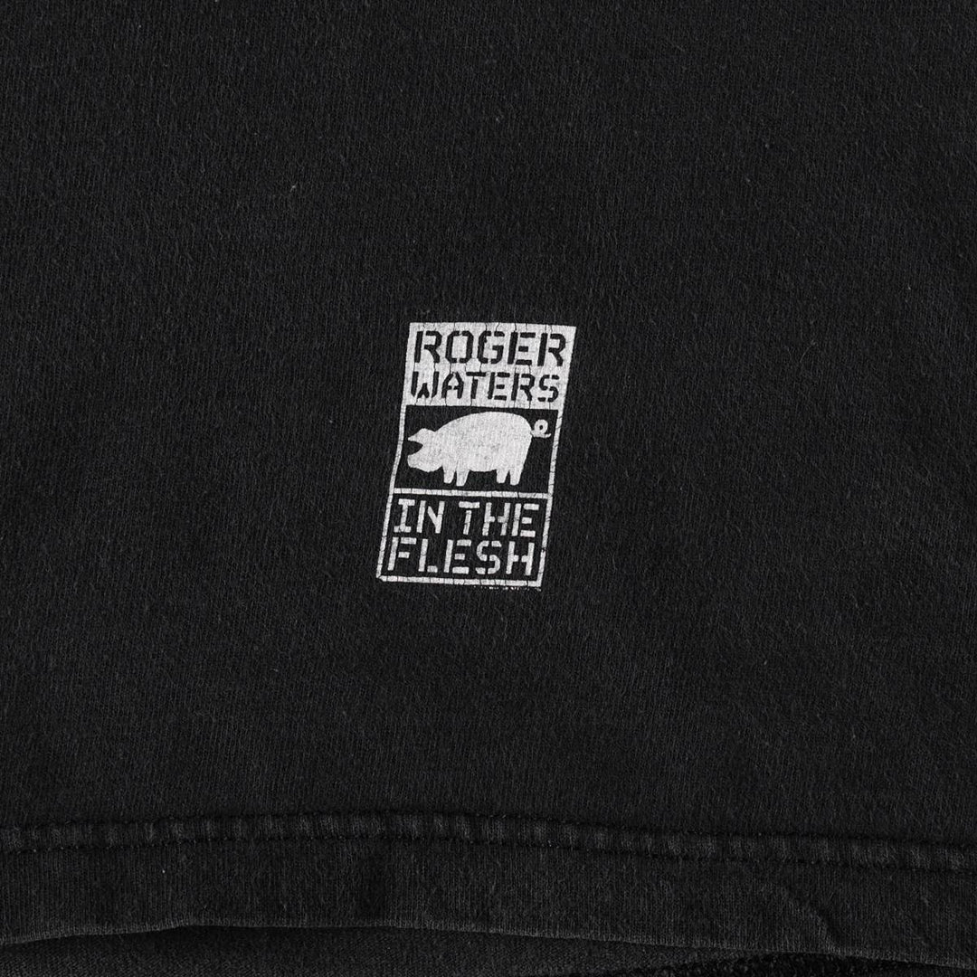 90'S TULTEX Roger Waters Band T-Shirt, Made in Jamaica, Men's XL (approx.) cotton black type Vintage Second Hand