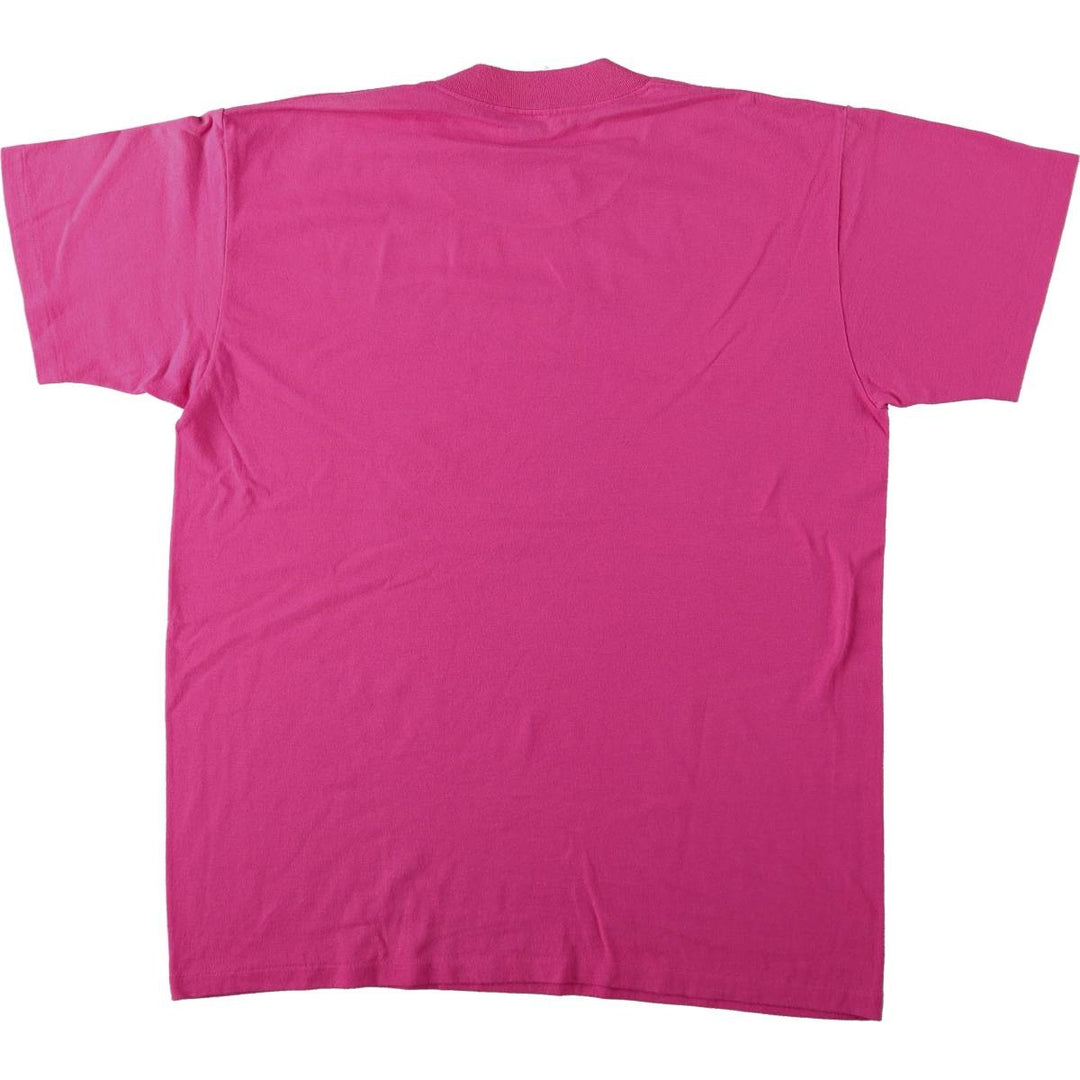 90'S Ramones Band T-Shirt, Made in USA, Men's Size L (approx.), Vintage cotton pink type Vintage Second Hand
