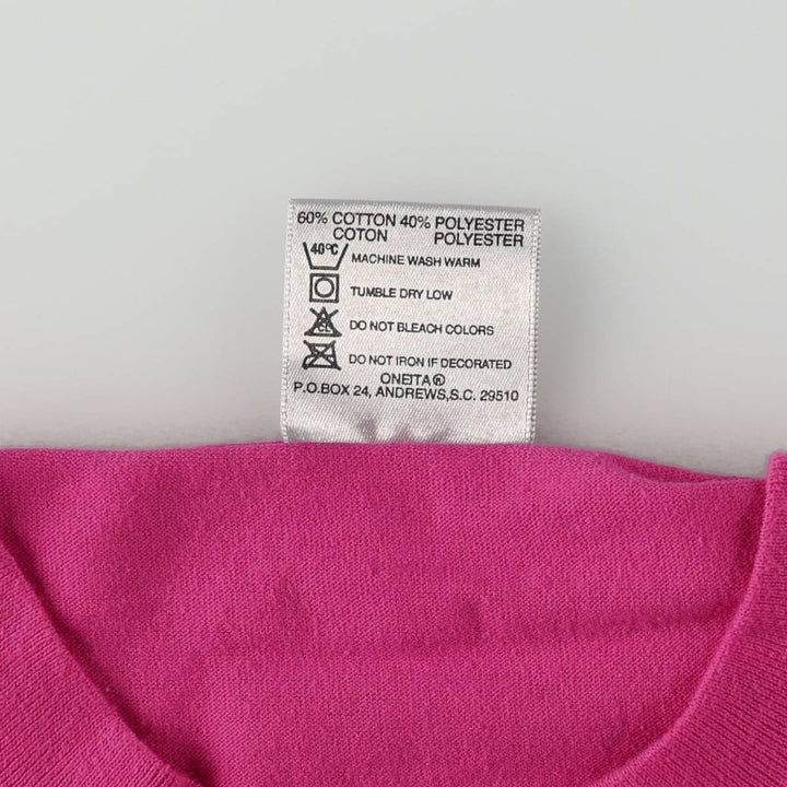 90'S Ramones Band T-Shirt, Made in USA, Men's Size L (approx.), Vintage cotton pink type Vintage Second Hand