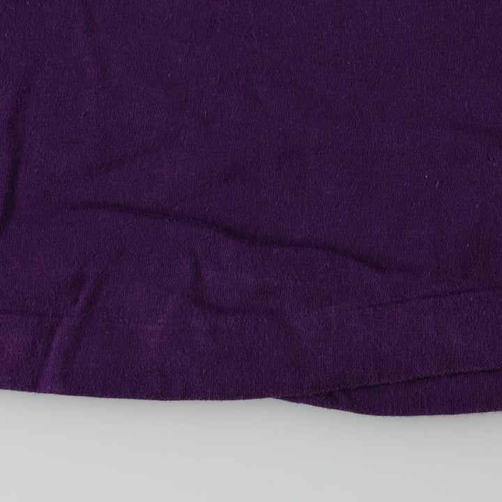 ~90'S Balfour College Ringer T-Shirt, Men's Size L (Equivalent), Vintage cotton purple type Vintage Second Hand