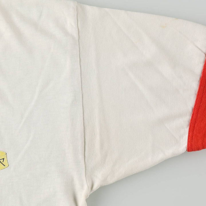 ~90'S Fleetwood Mac Ringer T-Shirt, Men's Size S (Equivalent), Vintage unclear white type Vintage Second Hand