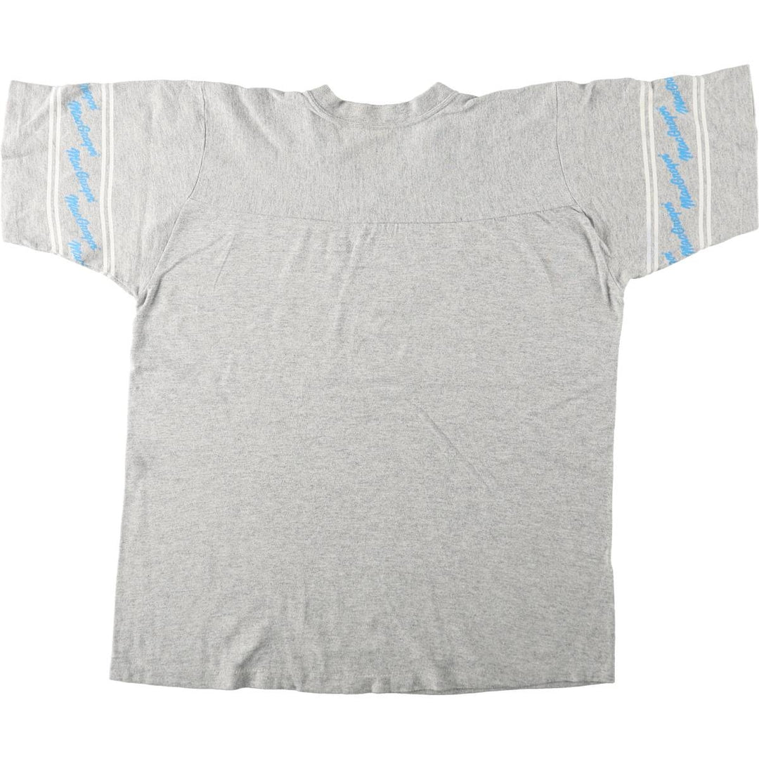 Printed sports t-shirt, men's size M. unclear gray type Vintage Second Hand