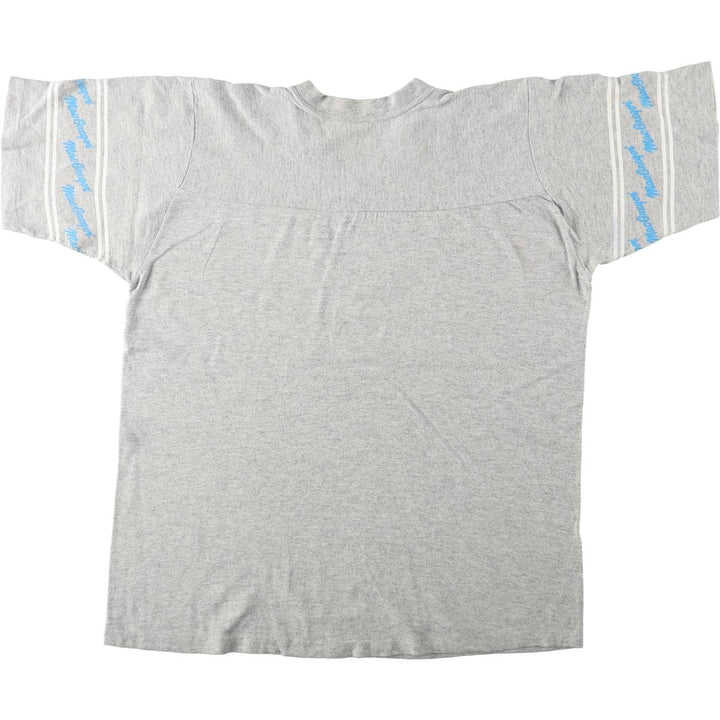 Printed sports t-shirt, men's size M. unclear gray type Vintage Second Hand