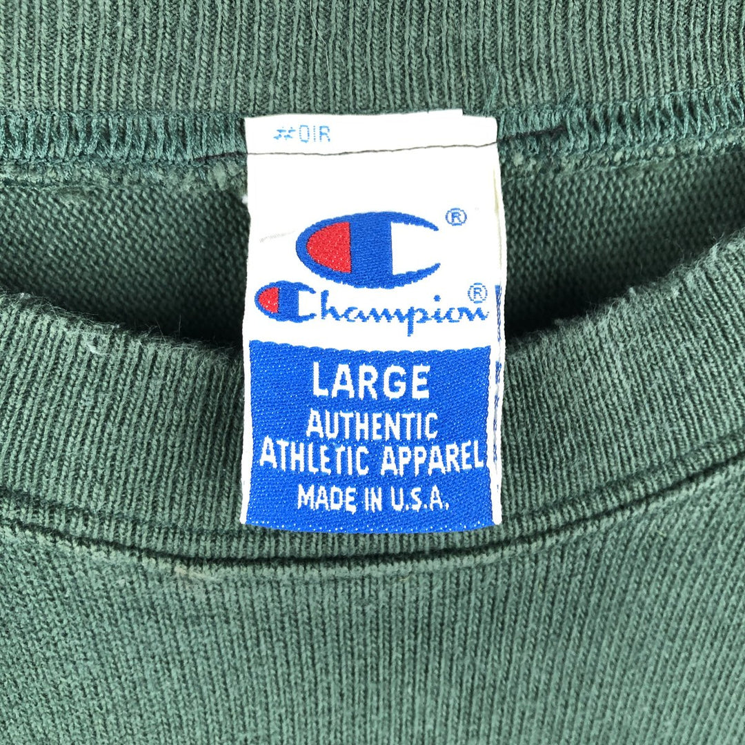 90'S Champion Authentic Athletic Apparel NFL Green Bay Packers Long-Sleeve T-Shirt, Made in USA, Men's Size L (approx.) cotton Green type dark green Vintage Second Hand