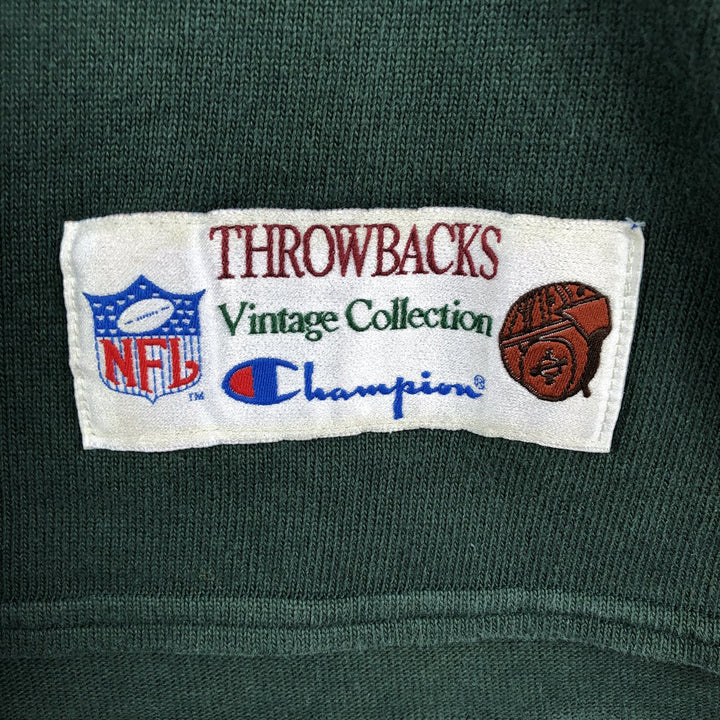 90'S Champion Authentic Athletic Apparel NFL Green Bay Packers Long-Sleeve T-Shirt, Made in USA, Men's Size L (approx.) cotton Green type dark green Vintage Second Hand