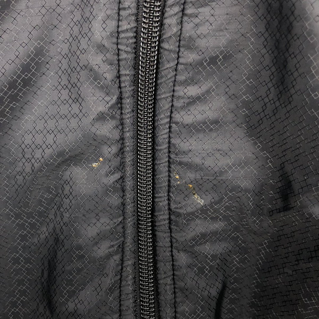 00'S adidas jersey hoodie track jacket men's size L polyester black type Vintage Second Hand