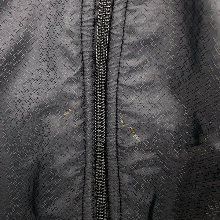 00'S adidas jersey hoodie track jacket men's size L polyester black type Vintage Second Hand