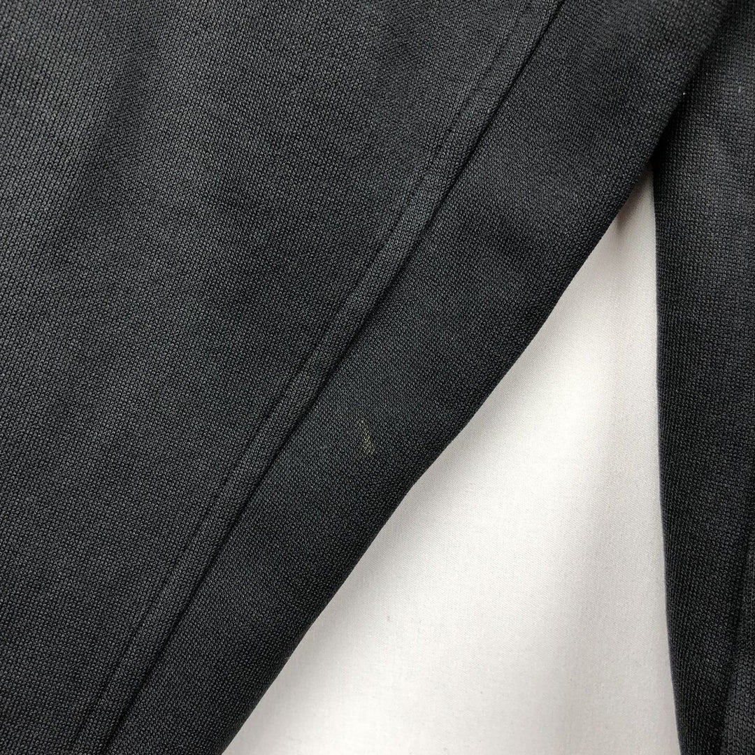 00'S adidas jersey hoodie track jacket men's size L polyester black type Vintage Second Hand