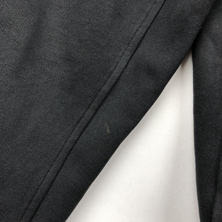 00'S adidas jersey hoodie track jacket men's size L polyester black type Vintage Second Hand