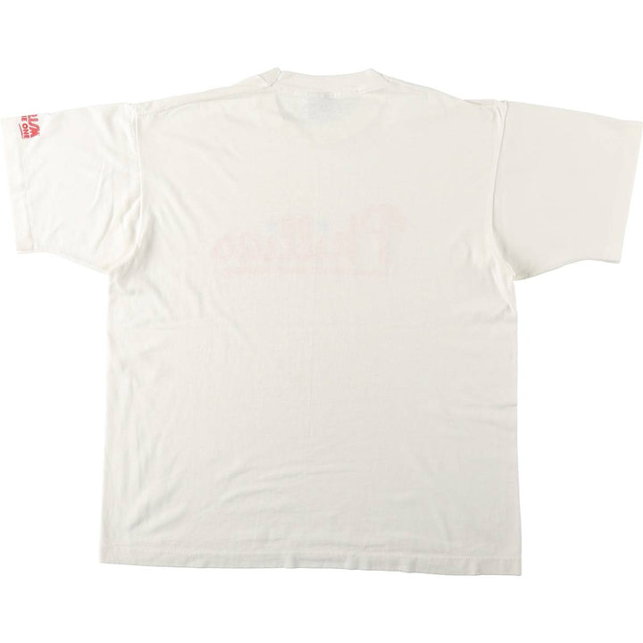 90'S Screen Stars Best Sports T-Shirt, Made in USA, Men's XL equivalent, Vintage cotton white type Vintage Second Hand