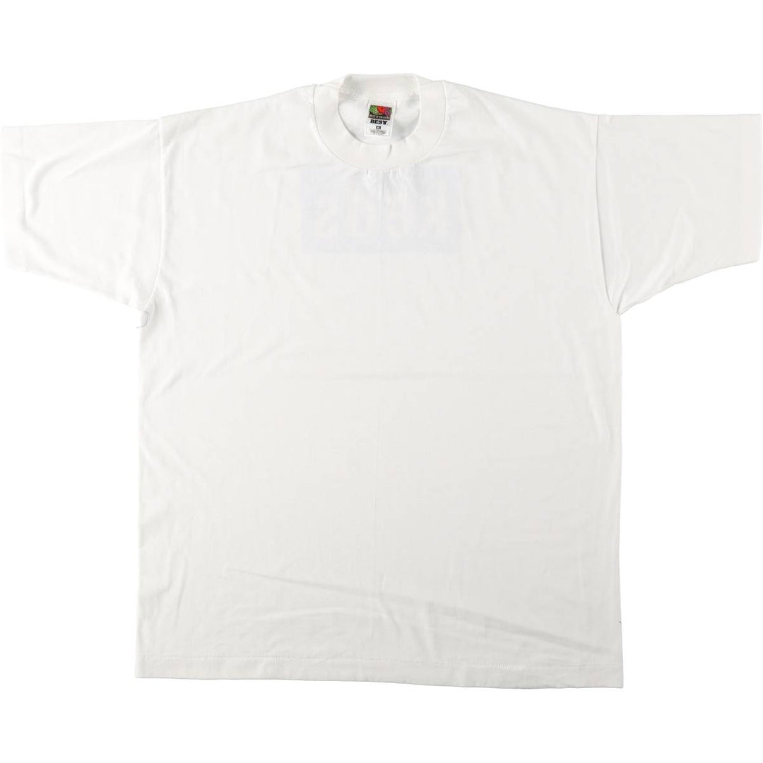 2000'S Fruit of the Loom Keds Advertising T-Shirt, Men's XL equivalent, Back Print cotton white type Vintage Second Hand