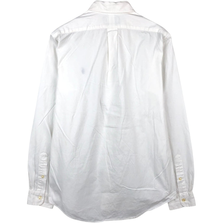 Ralph Lauren CUSTOM FIT long sleeve button down shirt, men's size M cotton white type Vintage Second Hand