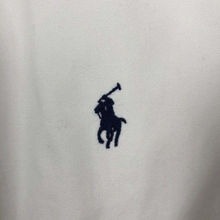 Ralph Lauren CUSTOM FIT long sleeve button down shirt, men's size M cotton white type Vintage Second Hand