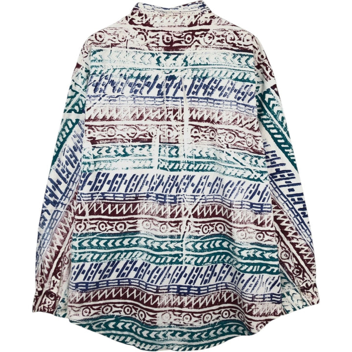 Levi's SHIRTS FOR JEANS All-over print long-sleeve button-down check shirt, men's size L (approx.) cotton multicolor Vintage Second Hand