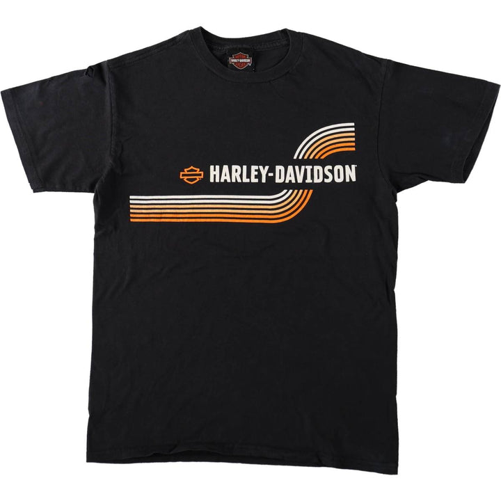 Harley-Davidson Motorcycle Bike T-shirt, Men's Size S cotton black type Vintage Second Hand