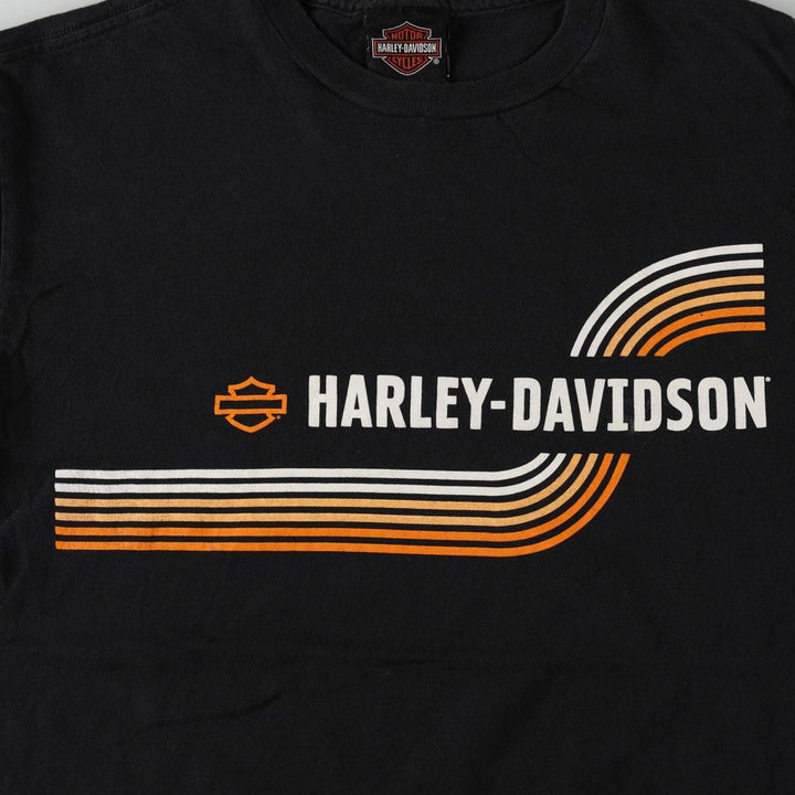 Harley-Davidson Motorcycle Bike T-shirt, Men's Size S cotton black type Vintage Second Hand
