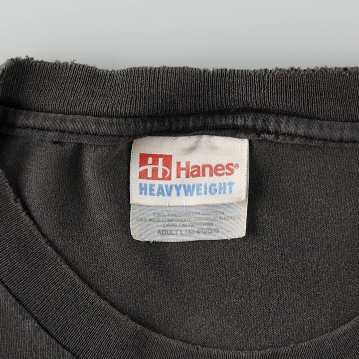 Hanes HEAVYWEIGHT AFI Band T-shirt (Men's size L) cotton Charcoal Vintage Second Hand