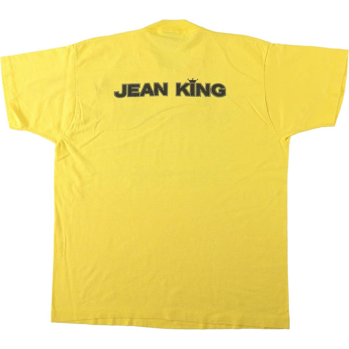 Screen Stars BEST Bon Jovi Band T-Shirt, Made in USA, Men's XL equivalent. cotton yellow type Vintage Second Hand