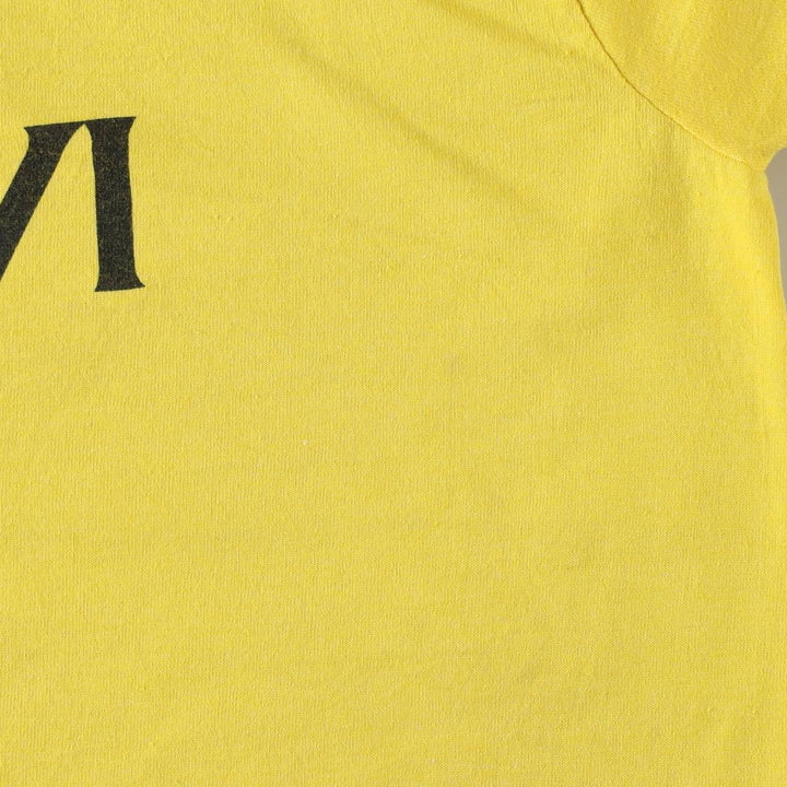 Screen Stars BEST Bon Jovi Band T-Shirt, Made in USA, Men's XL equivalent. cotton yellow type Vintage Second Hand