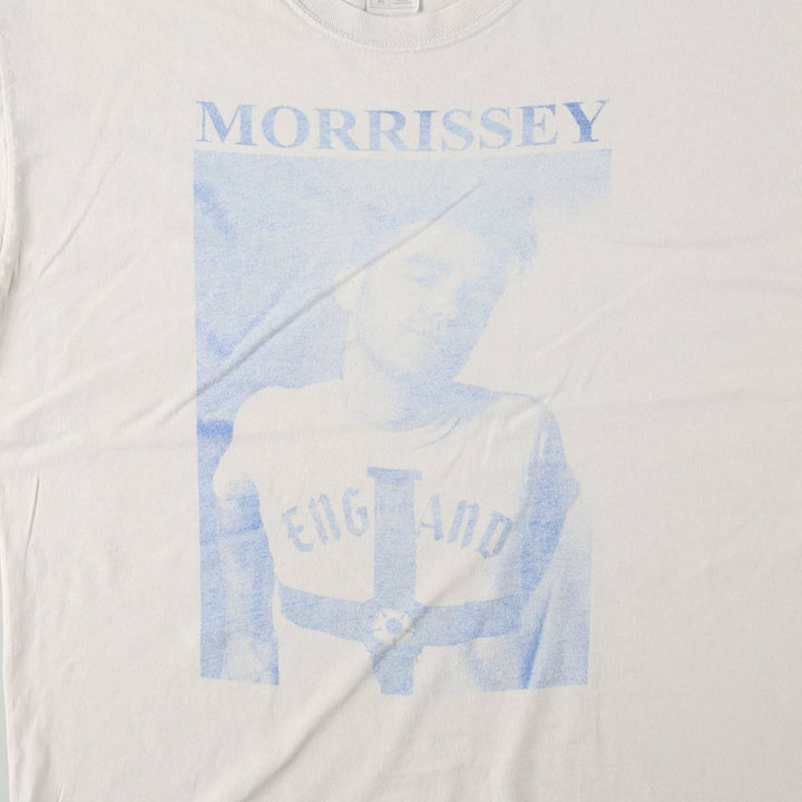 Fruit of the Loom Heavy Cotton Morrissey Band T-Shirt (Men's XL equivalent) cotton white type Vintage Second Hand