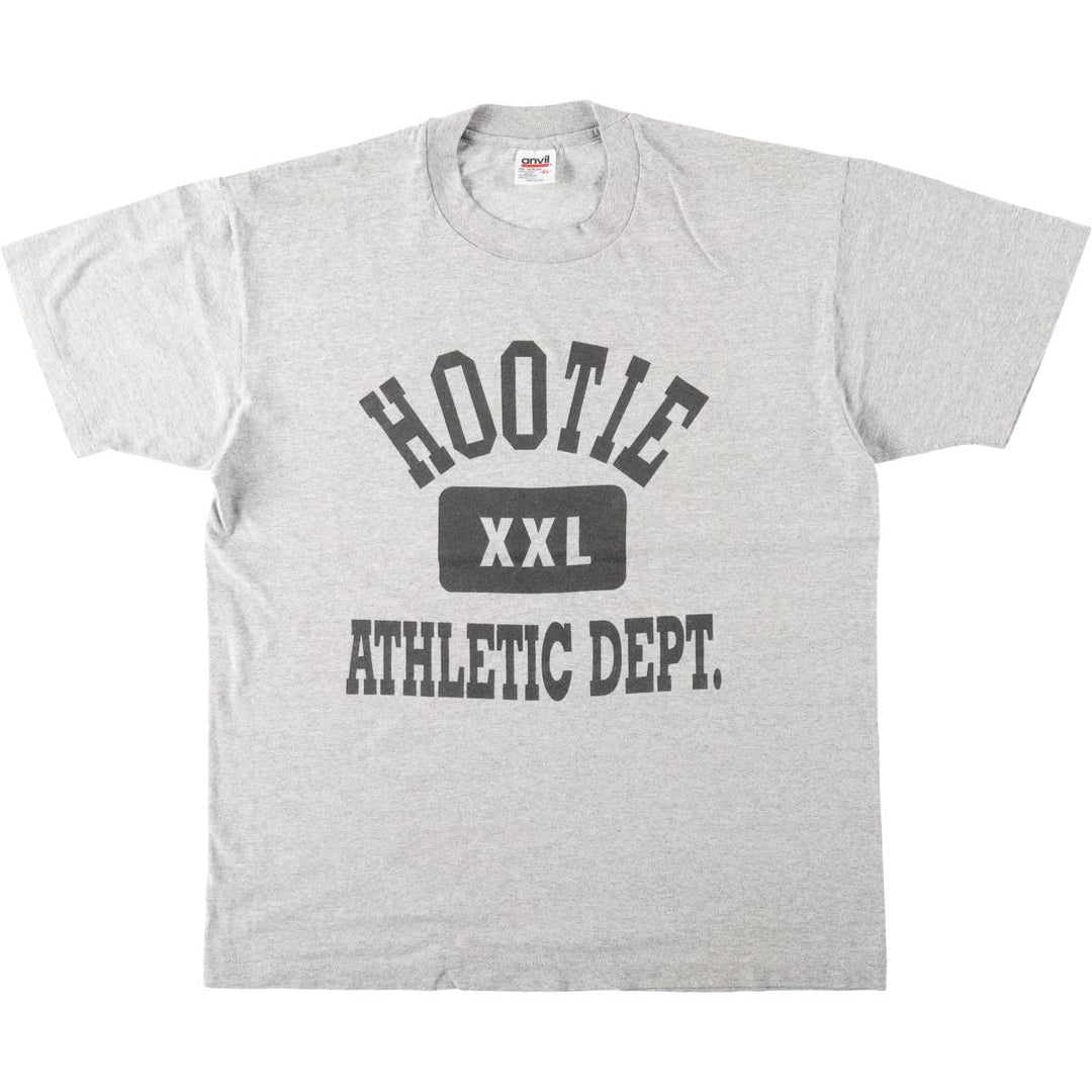 Anvil HOOTIE AND THE BLOWFISH Band T-shirt, Made in USA, Men's XL equivalent. cotton gray type Vintage Second Hand