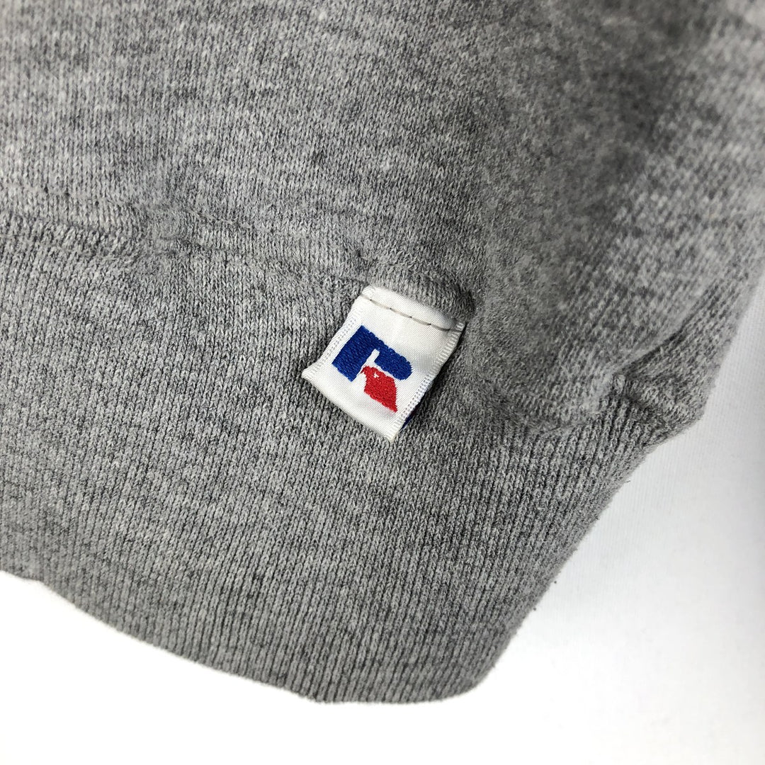90'S Russell plain blank sweatshirt, sweatshirt, men's size L, vintage polyester gray type Vintage Second Hand