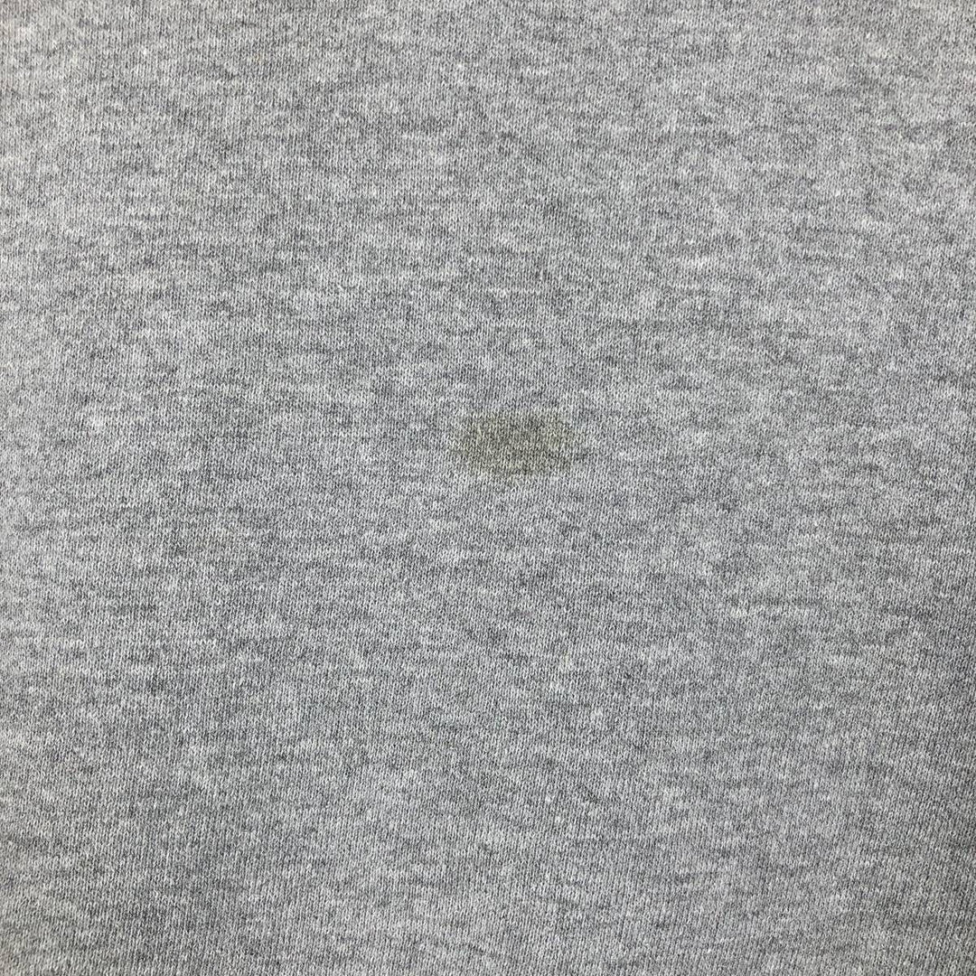 90'S Russell plain blank sweatshirt, sweatshirt, men's size L, vintage polyester gray type Vintage Second Hand