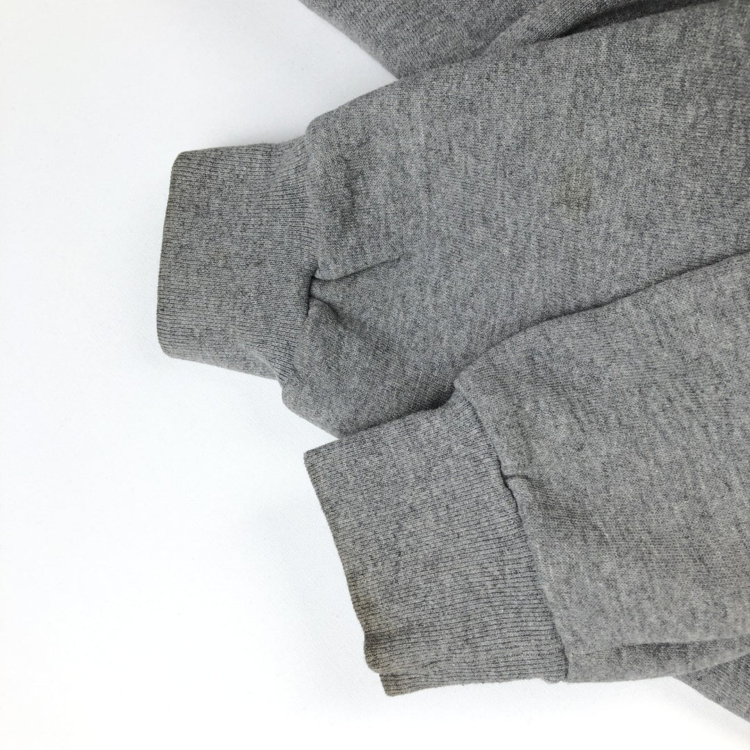 90'S Russell plain blank sweatshirt, sweatshirt, men's size L, vintage polyester gray type Vintage Second Hand