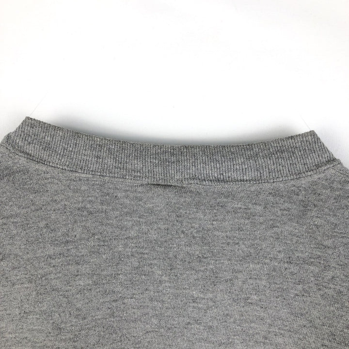 90'S Russell plain blank sweatshirt, sweatshirt, men's size L, vintage polyester gray type Vintage Second Hand