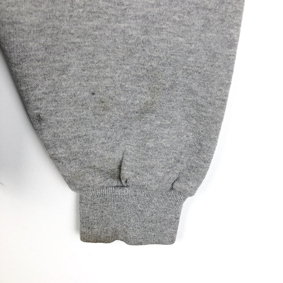 90'S Russell plain blank sweatshirt, sweatshirt, men's size L, vintage polyester gray type Vintage Second Hand