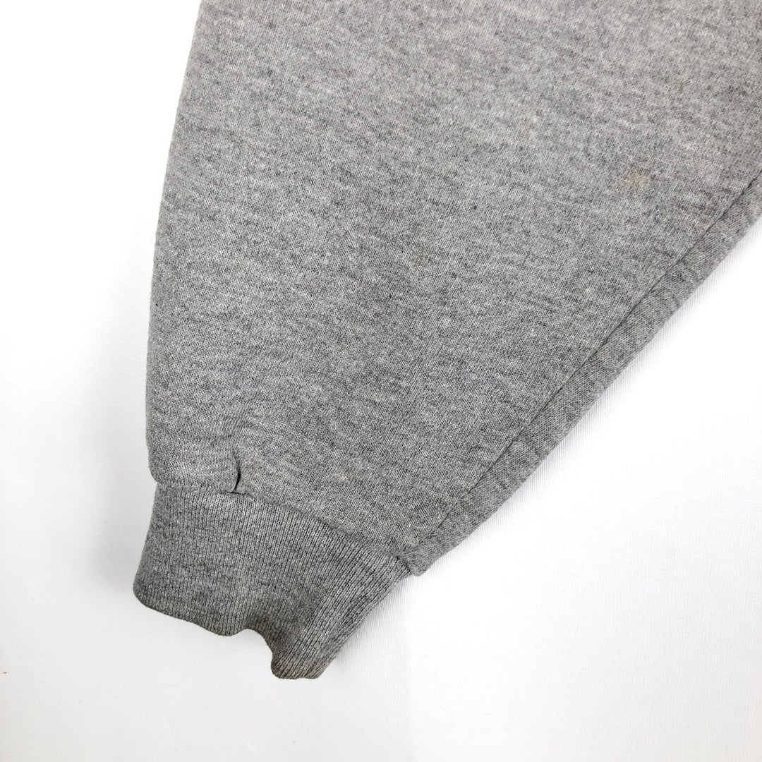 90'S Russell plain blank sweatshirt, sweatshirt, men's size L, vintage polyester gray type Vintage Second Hand