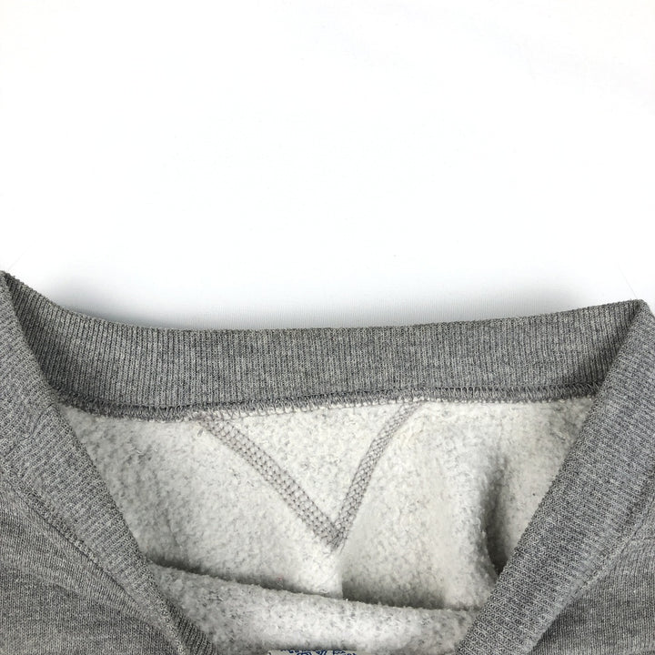 90'S Russell plain blank sweatshirt, sweatshirt, men's size L, vintage polyester gray type Vintage Second Hand