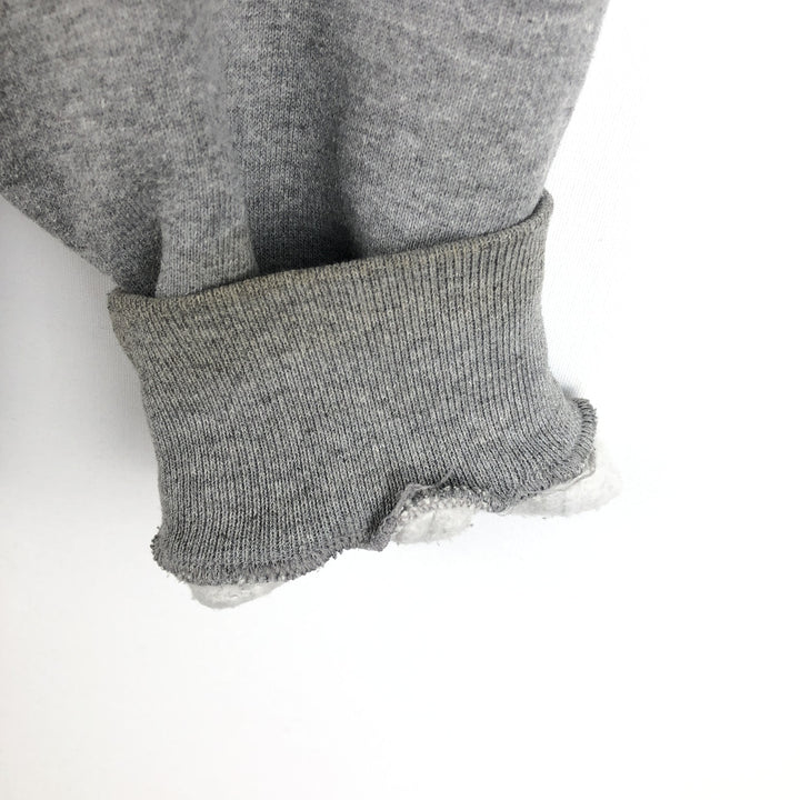 90'S Russell plain blank sweatshirt, sweatshirt, men's size L, vintage polyester gray type Vintage Second Hand