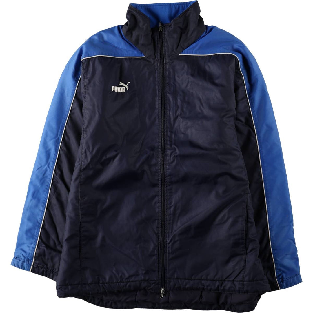 Puma nylon jacket, men's size L unclear navy blue type Vintage Second Hand