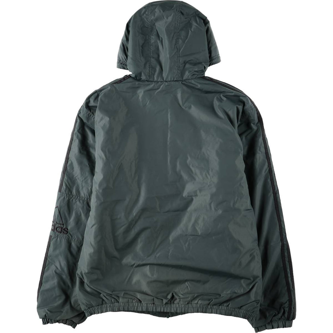 2000'S Adidas nylon parka, men's size L (approx.) Nylon gray type Vintage Second Hand