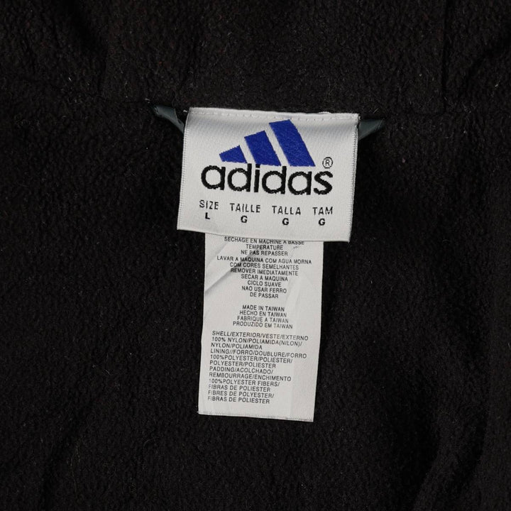 2000'S Adidas nylon parka, men's size L (approx.) Nylon gray type Vintage Second Hand
