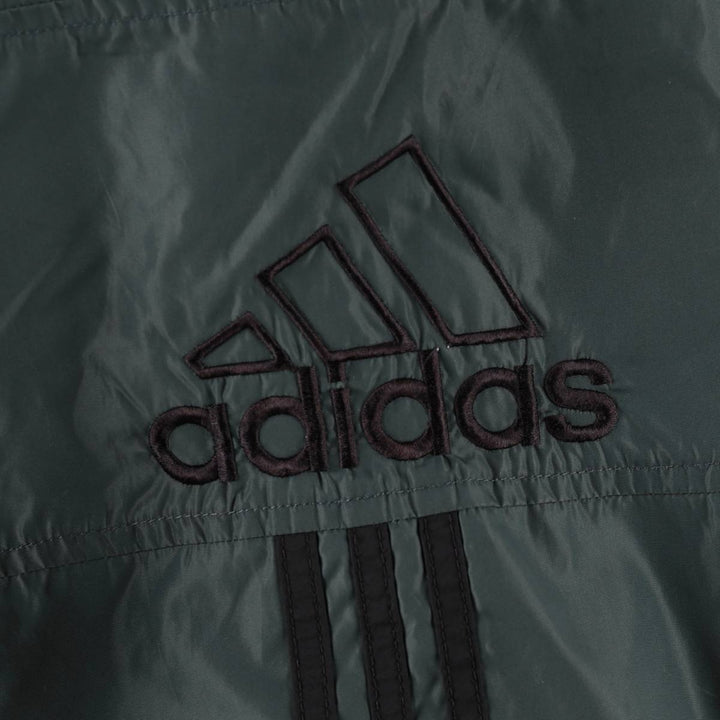 2000'S Adidas nylon parka, men's size L (approx.) Nylon gray type Vintage Second Hand