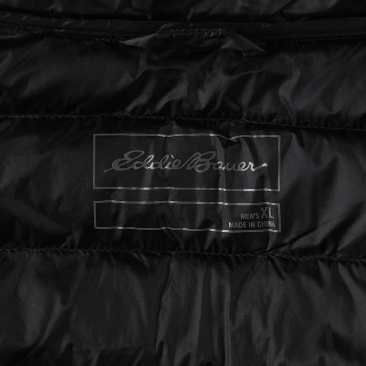 Eddie Bauer padded down jacket, men's size XL (equivalent to size XL) Recycled nylon black type Vintage Second Hand