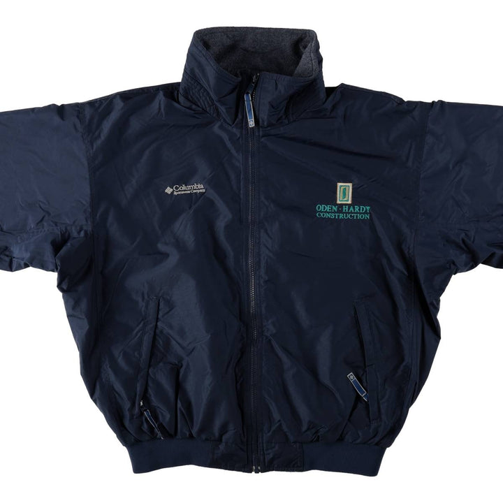 2000'S Columbia padded puffer jacket, men's size M (approx.) Nylon navy blue type Vintage Second Hand