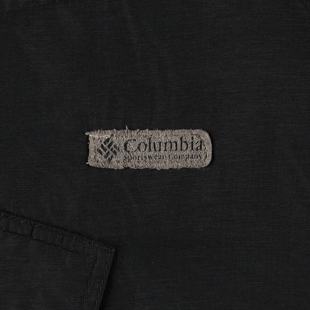 1990'S Columbia White Tag Padded Mountain Parka Shell Jacket Puffer Jacket Men's Size L Nylon black type Vintage Second Hand