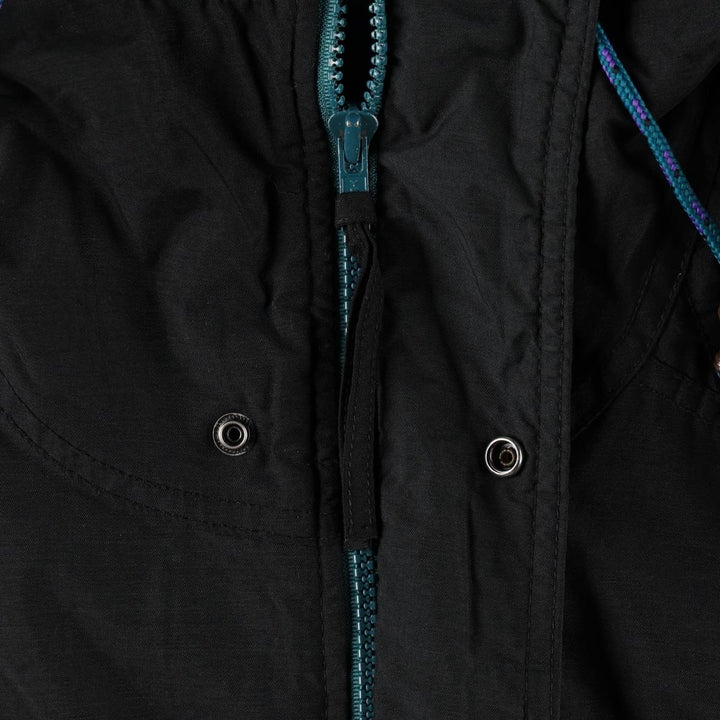1990'S Columbia White Tag Padded Mountain Parka Shell Jacket Puffer Jacket Men's Size L Nylon black type Vintage Second Hand
