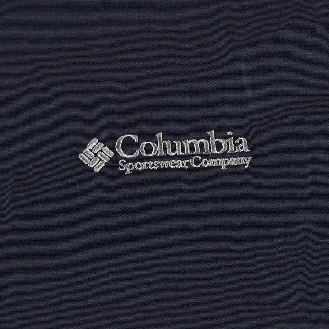 00'S Columbia padded jacket, puffer jacket, men's XL size Nylon navy blue type Vintage Second Hand